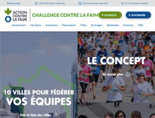 Tablet Screenshot of challengecontrelafaim.org